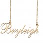Custom Nameplate Necklace Personalized Jewelry Gifts for Women Bryleigh
