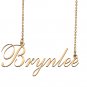 Custom Nameplate Necklace Personalized Jewelry Gifts for Women Brynlee