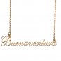 Custom Nameplate Necklace Personalized Jewelry Gifts for Women Buenaventura