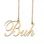 Custom Nameplate Necklace Personalized Jewelry Gifts for Women Buh