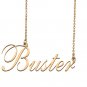 Custom Nameplate Necklace Personalized Jewelry Gifts for Women Buster