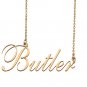 Custom Nameplate Necklace Personalized Jewelry Gifts for Women Butler