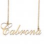 Custom Nameplate Necklace Personalized Jewelry Gifts for Women Cabrona