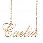 Custom Nameplate Necklace Personalized Jewelry Gifts for Women Caelin