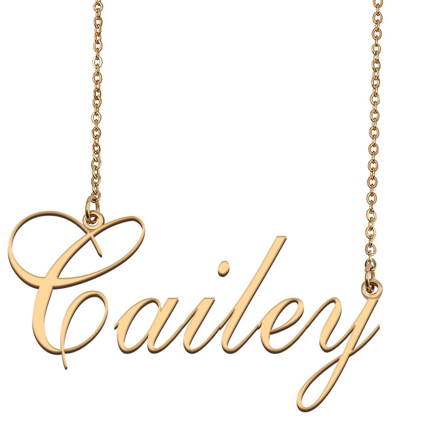 Custom Nameplate Necklace Personalized Jewelry Gifts for Women Cailey