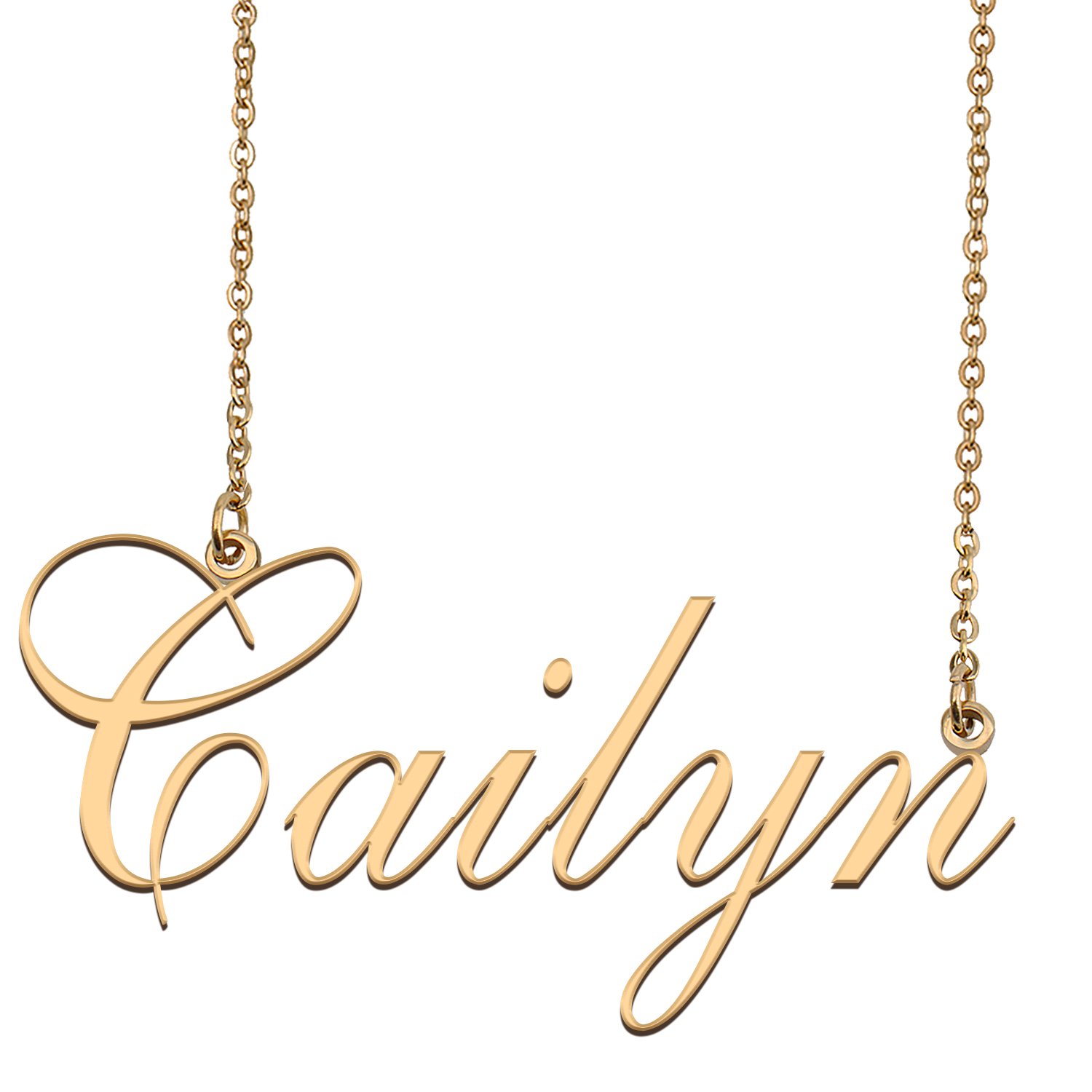 Custom Nameplate Necklace Personalized Jewelry Gifts for Women Cailyn