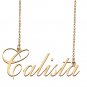 Custom Nameplate Necklace Personalized Jewelry Gifts for Women Calista