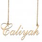 Custom Nameplate Necklace Personalized Jewelry Gifts for Women Caliyah