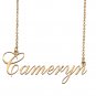 Custom Made Dainty My Name Necklace Best Friendship Jewelry Gifts for Her Cameryn