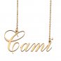 Custom Made Dainty My Name Necklace Best Friendship Jewelry Gifts for Her Cami