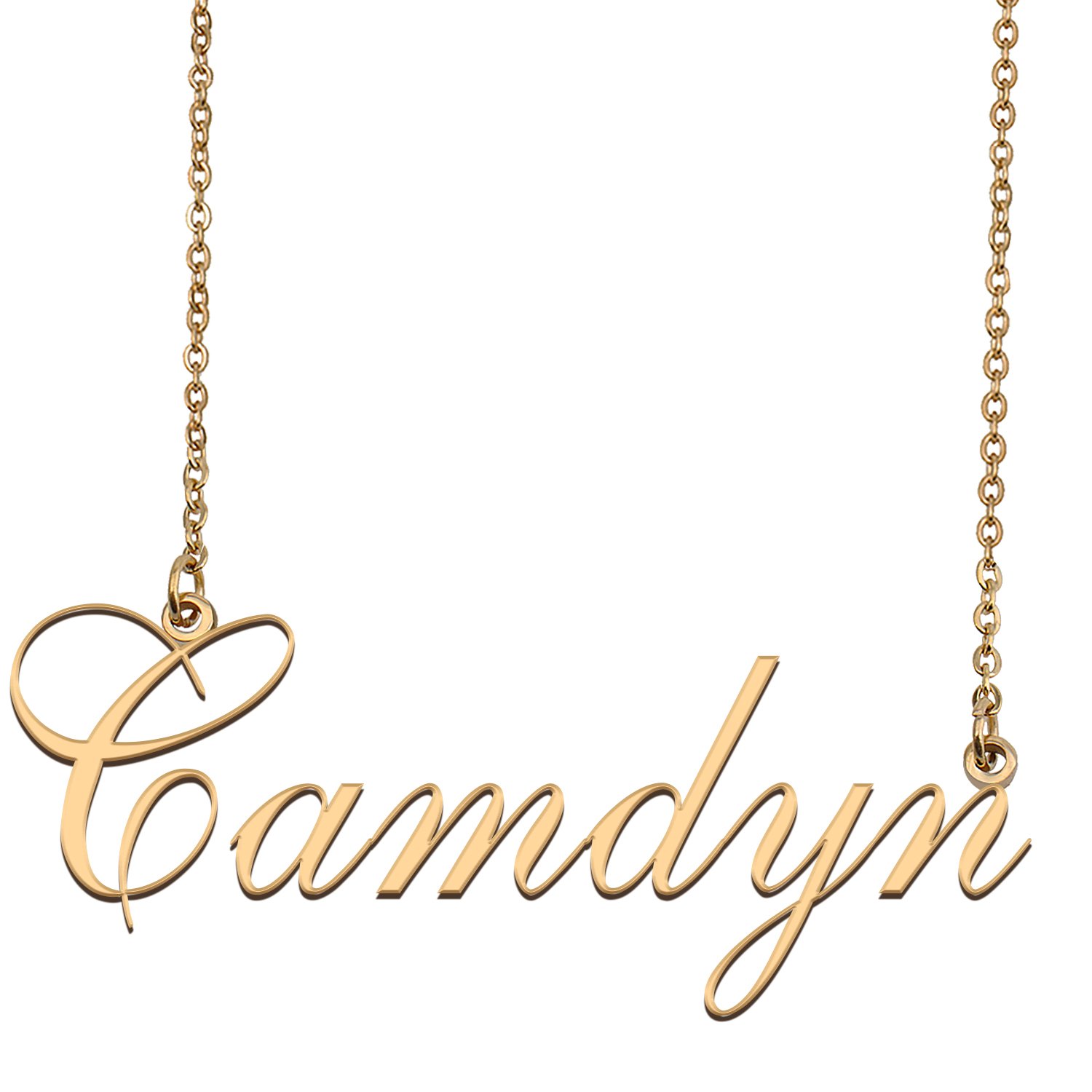 Custom Made Dainty My Name Necklace Best Friendship Jewelry Gifts for Her Carlos