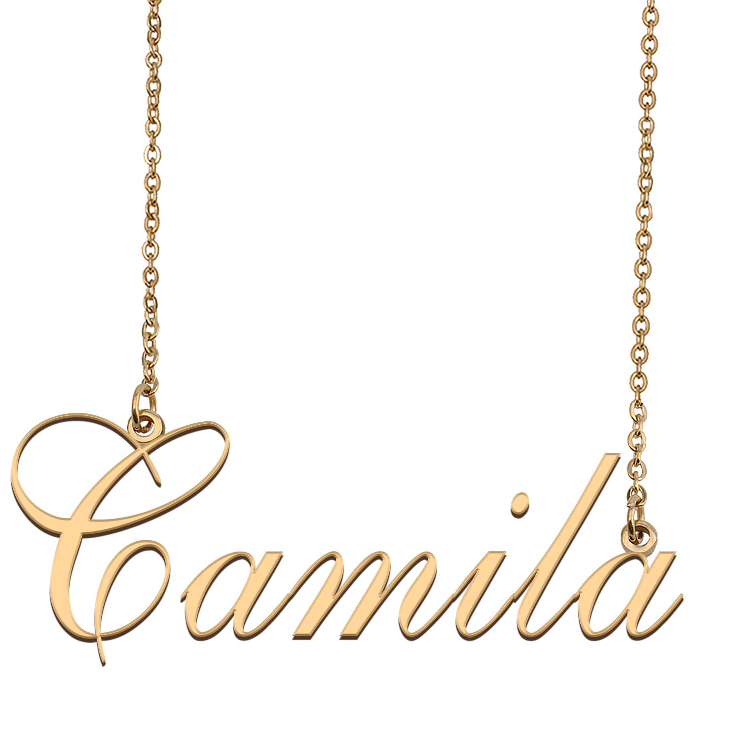 Custom Made Dainty My Name Necklace Best Friendship Jewelry Gifts for Her Carmelo