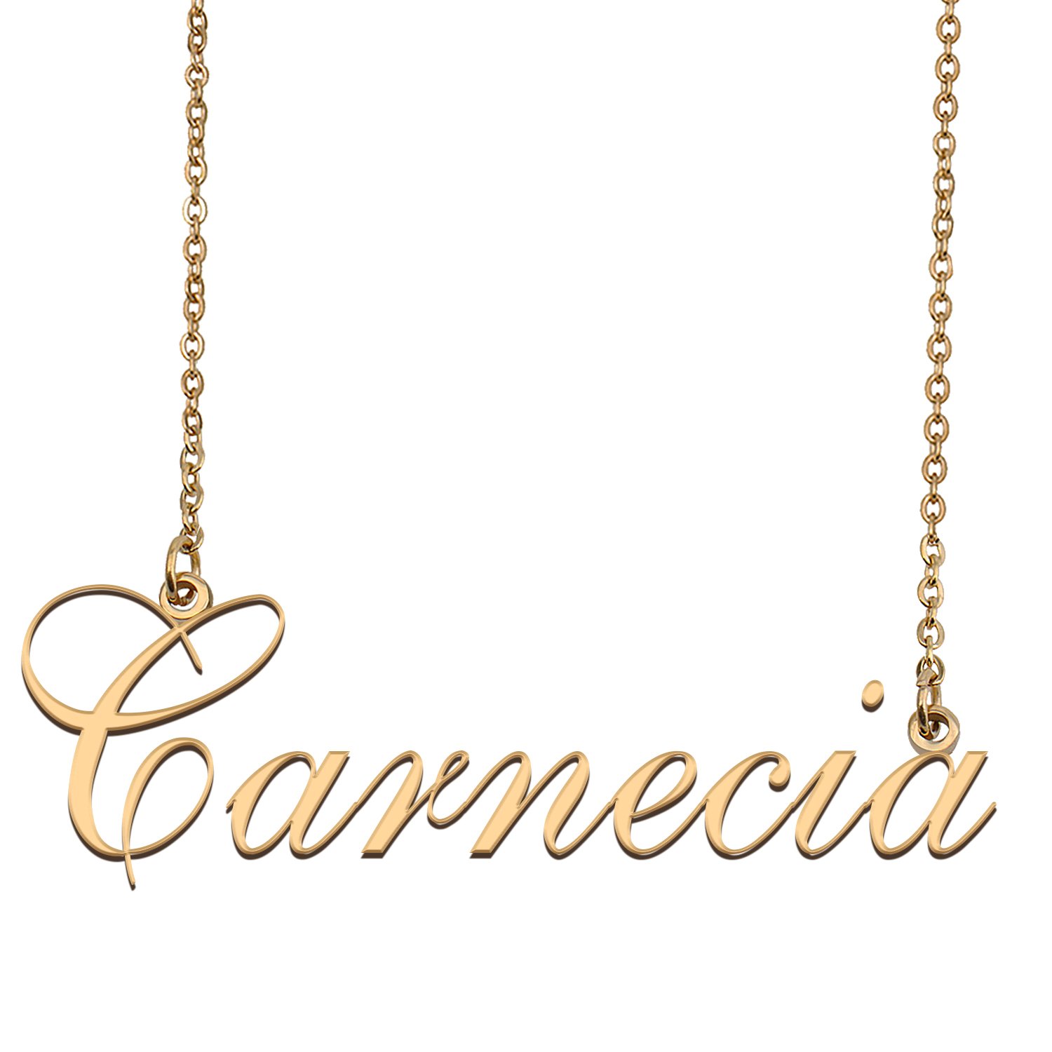 Custom Made Dainty My Name Necklace Best Friendship Jewelry Gifts for Her Carnecia