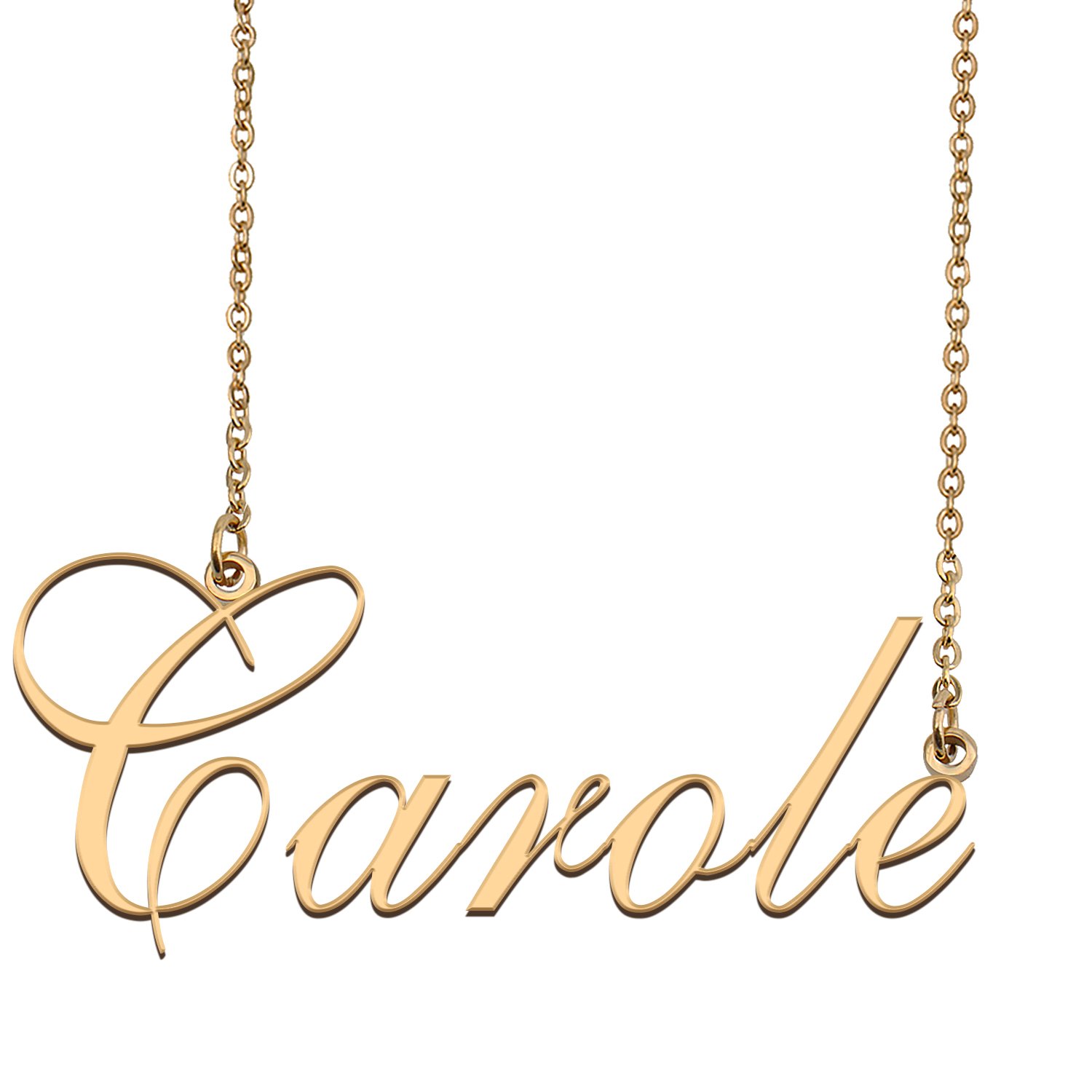 Custom Made Dainty My Name Necklace Best Friendship Jewelry Gifts for Her Carole