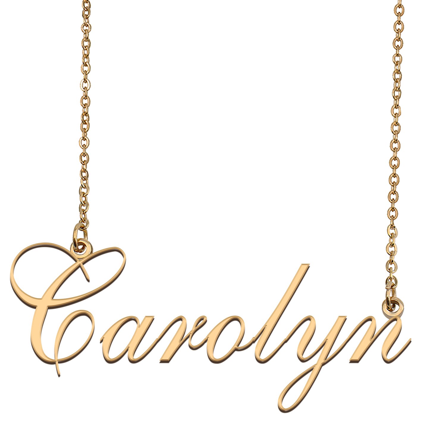 Custom Made Dainty My Name Necklace Best Friendship Jewelry Gifts for Her Carolyn
