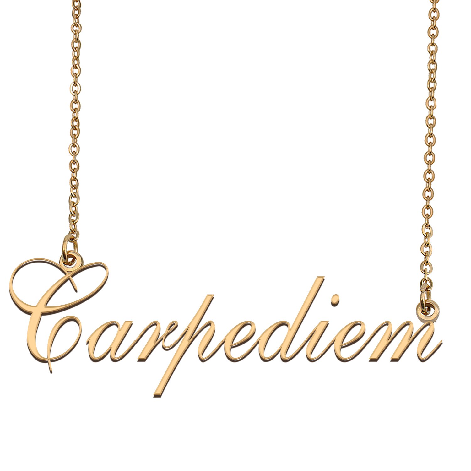 Custom Made Dainty My Name Necklace Best Friendship Jewelry Gifts for Her Carpediem