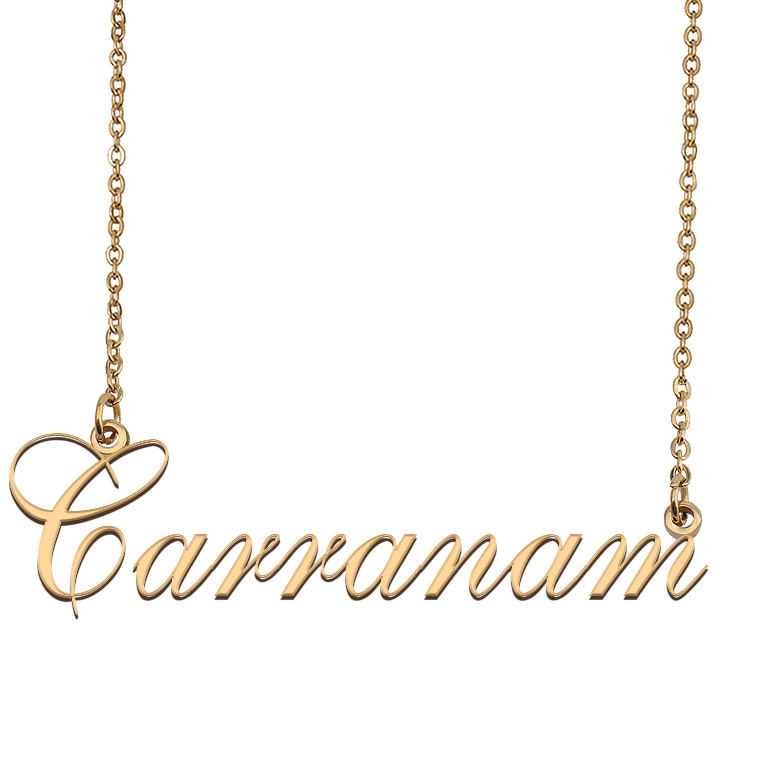 Custom Made Dainty My Name Necklace Best Friendship Jewelry Gifts for Her Carranam