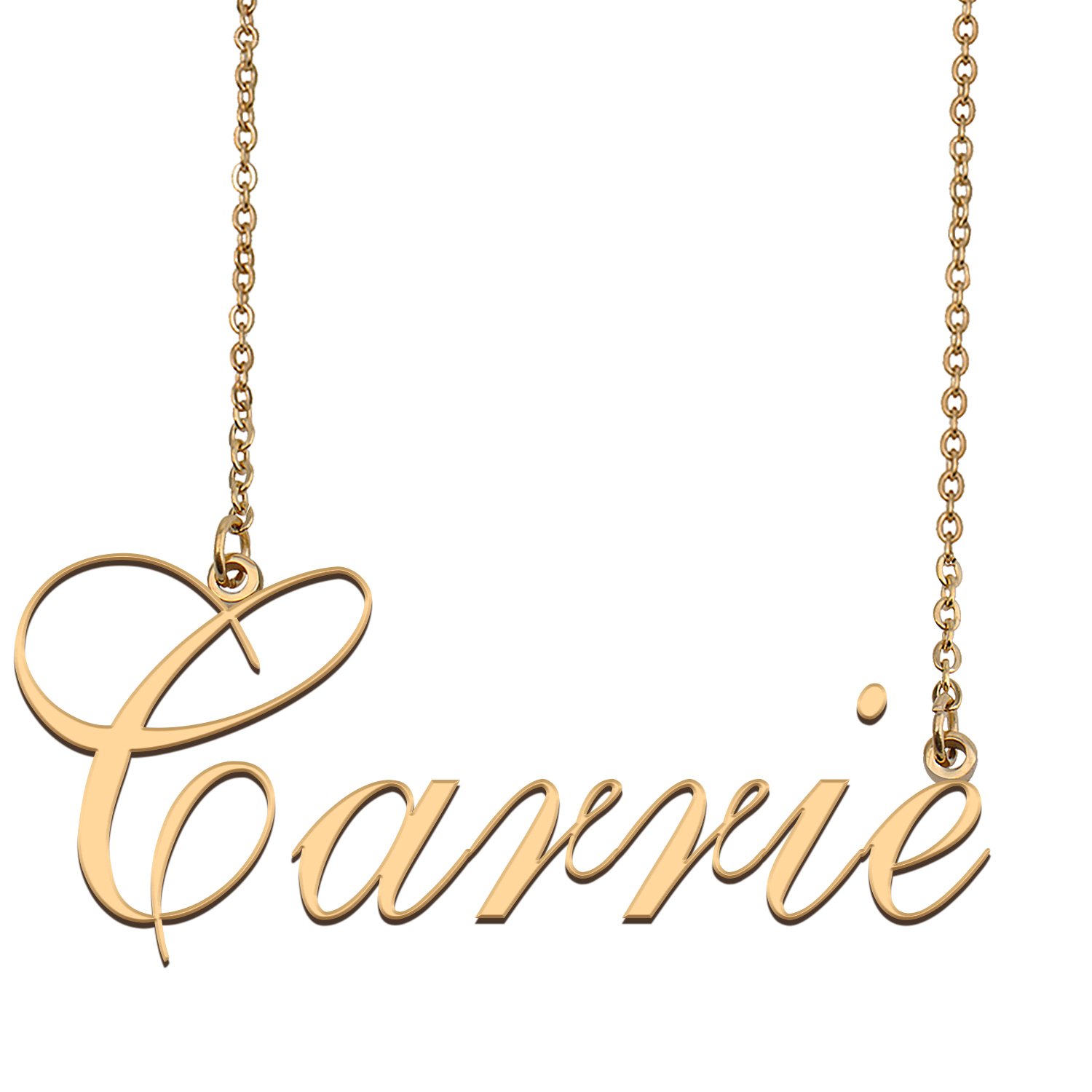 Custom Made Dainty My Name Necklace Best Friendship Jewelry Gifts for Her Carrie