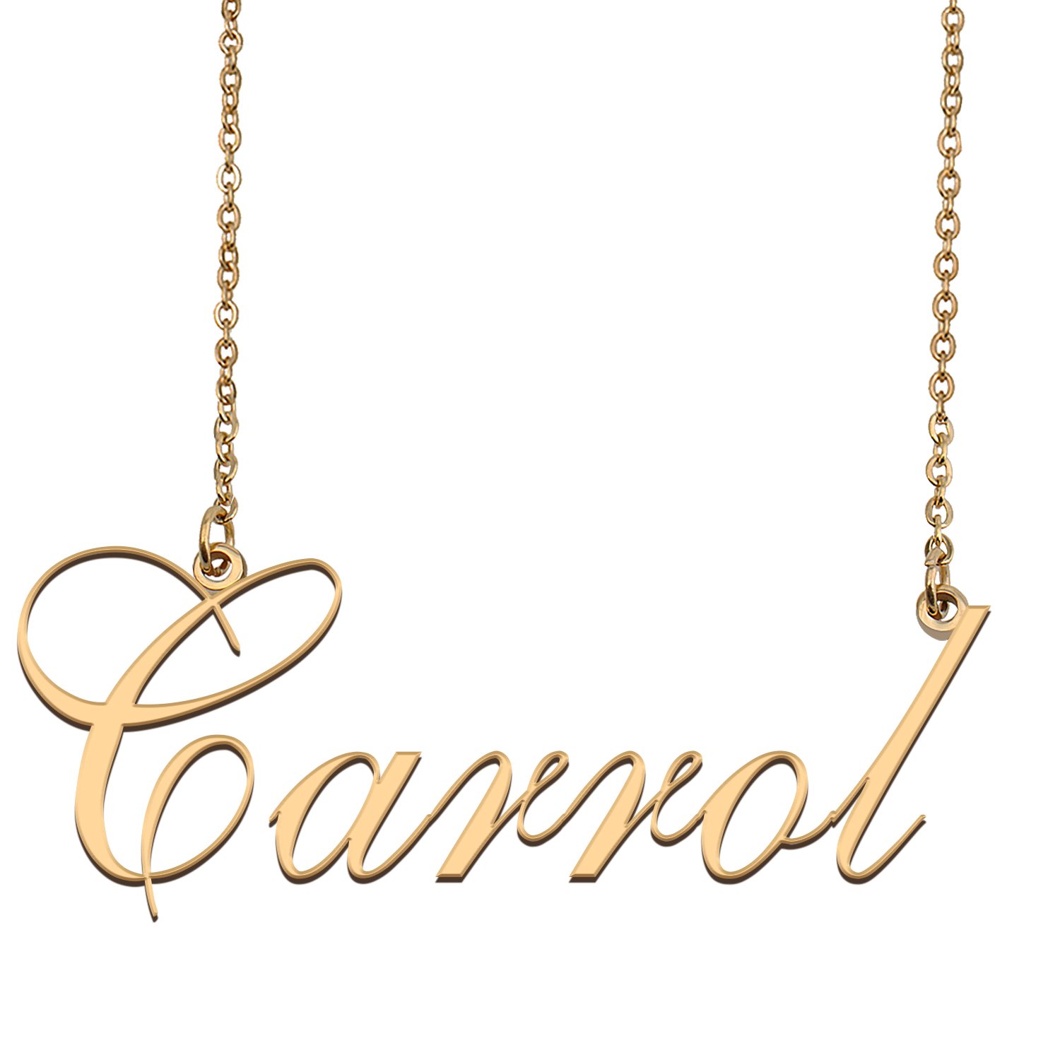 Custom Made Dainty My Name Necklace Best Friendship Jewelry Gifts for Her Carrol