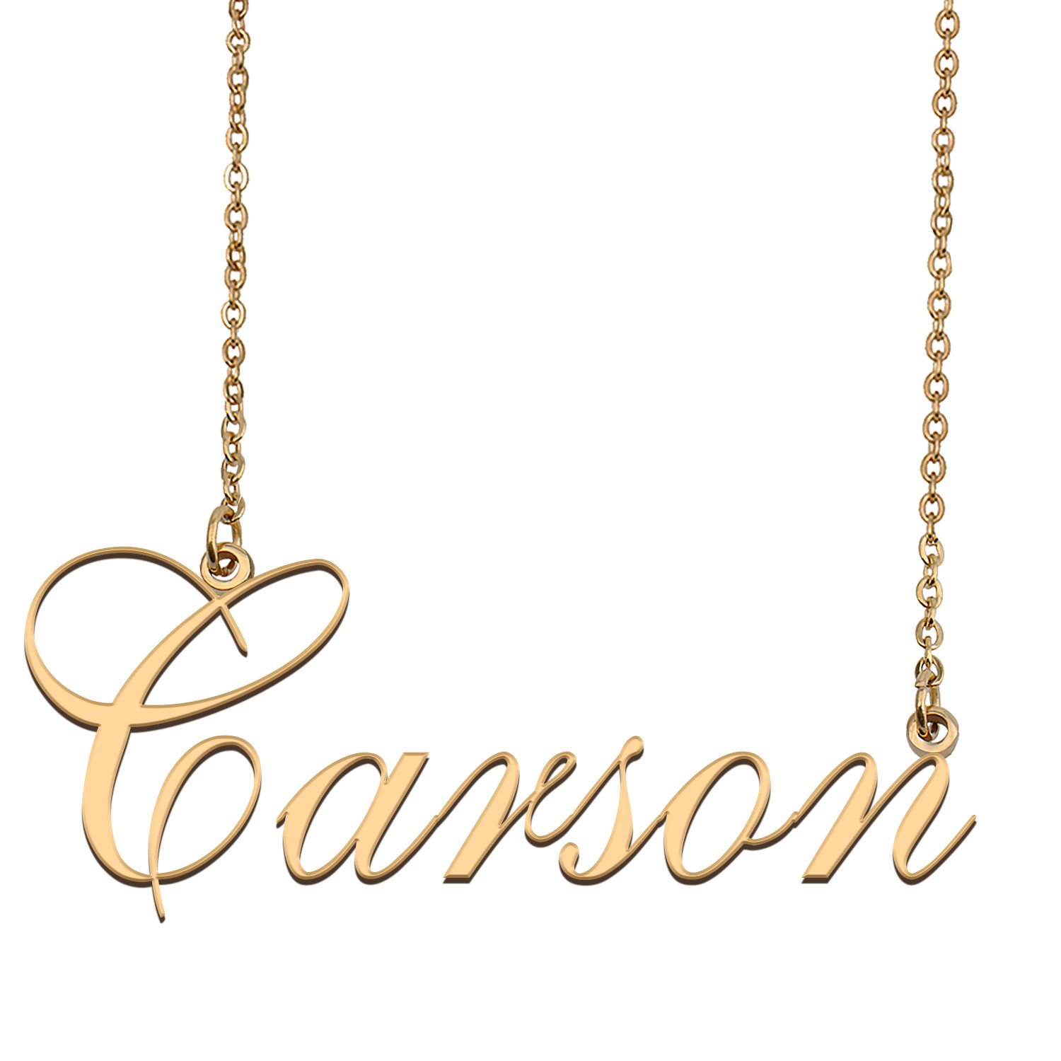 Custom Made Dainty My Name Necklace Best Friendship Jewelry Gifts for Her Carson