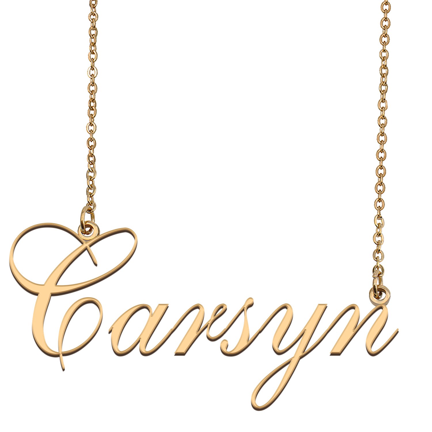 Custom Made Dainty My Name Necklace Best Friendship Jewelry Gifts for Her Carsyn
