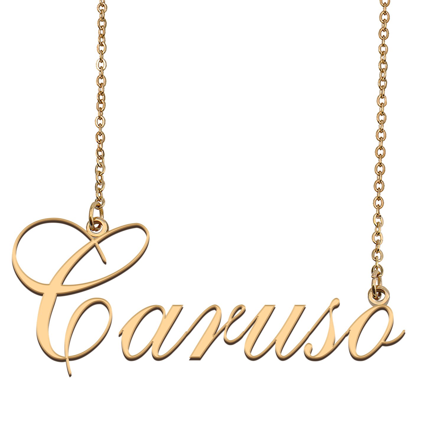 Custom Made Dainty My Name Necklace Best Friendship Jewelry Gifts for Her Caruso