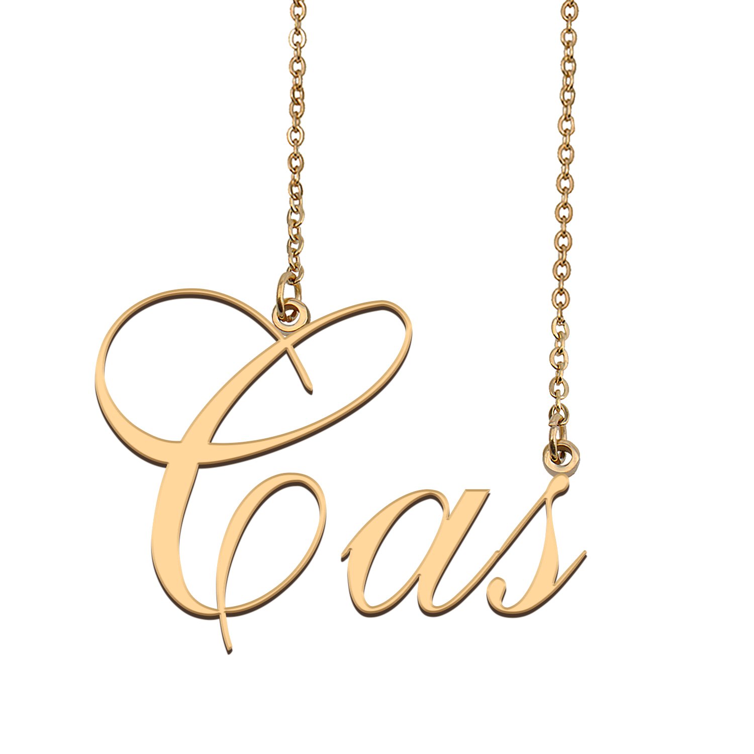 Custom Made Dainty My Name Necklace Best Friendship Jewelry Gifts for Her Cas