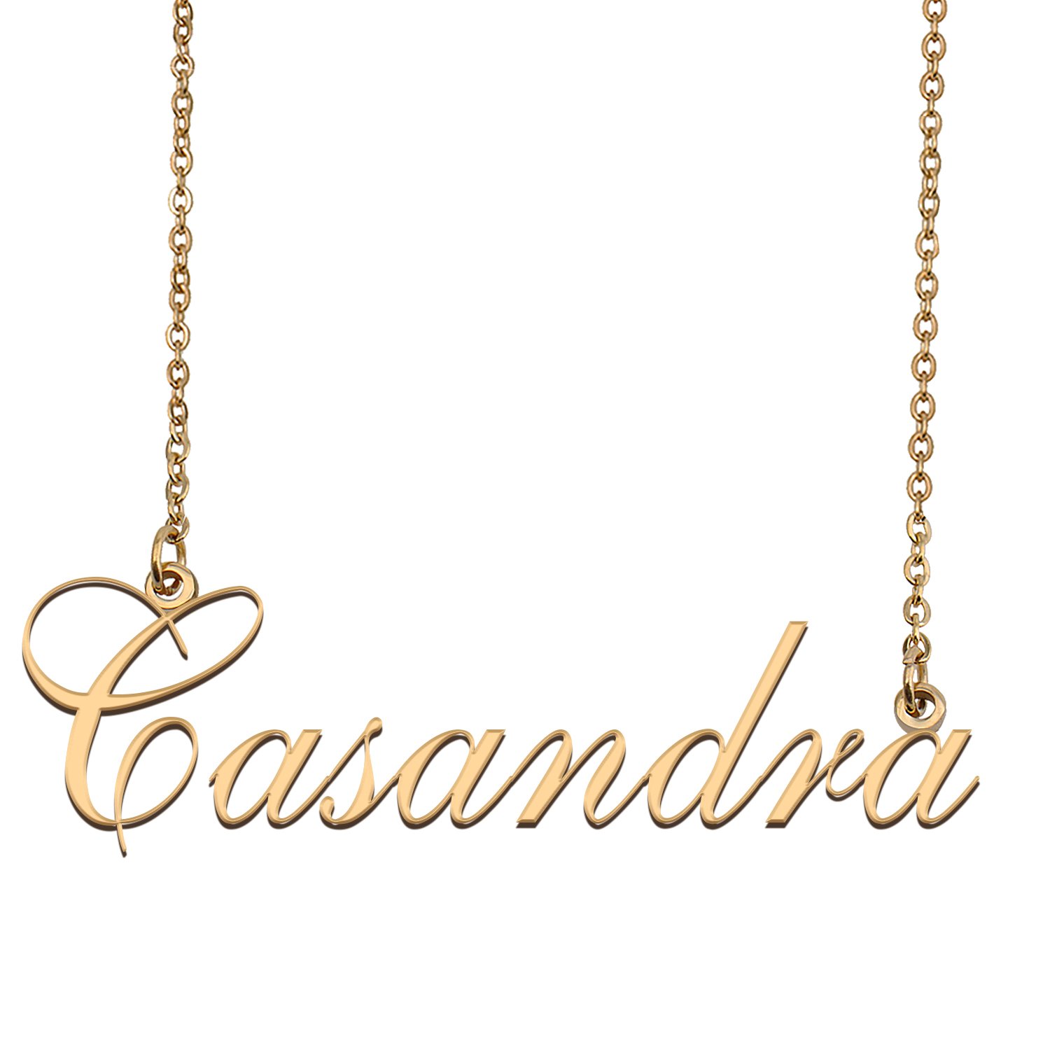 Custom Made Dainty My Name Necklace Best Friendship Jewelry Gifts for Her Casandra