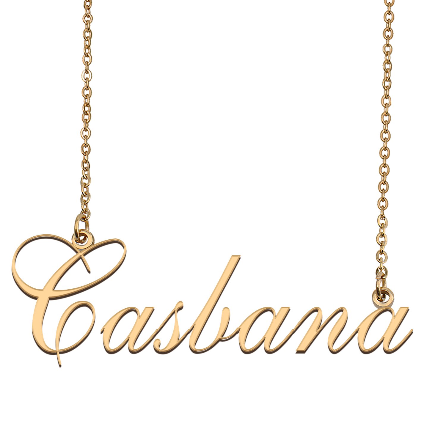 Custom Made Dainty My Name Necklace Best Friendship Jewelry Gifts for Her Casbana