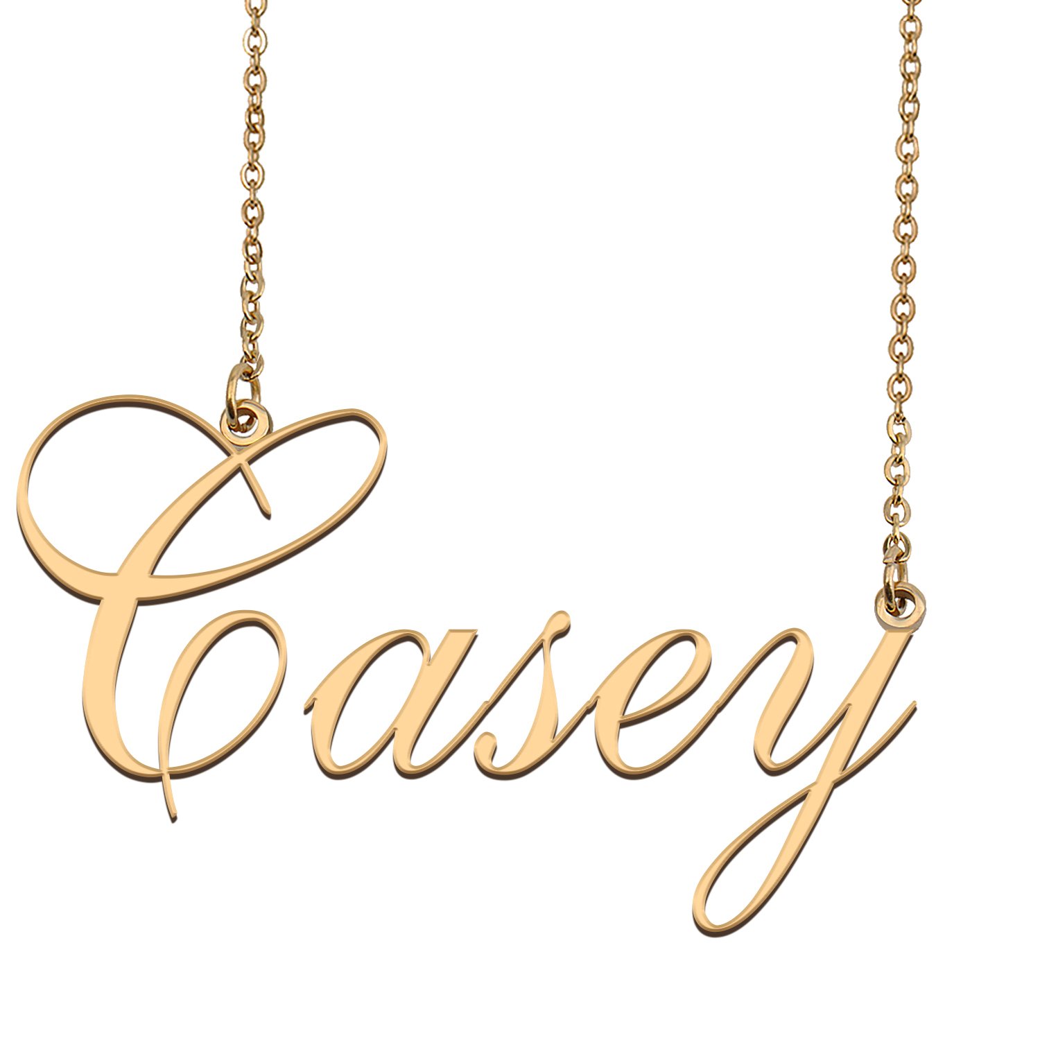 Custom Made Dainty My Name Necklace Best Friendship Jewelry Gifts for Her Casey