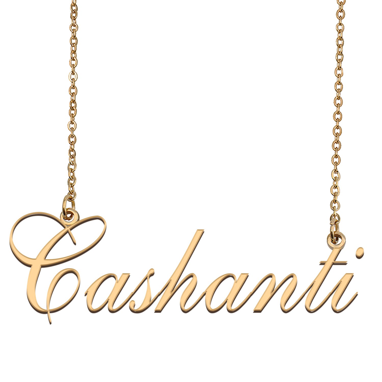 Custom Made Dainty My Name Necklace Best Friendship Jewelry Gifts for Her Cashanti
