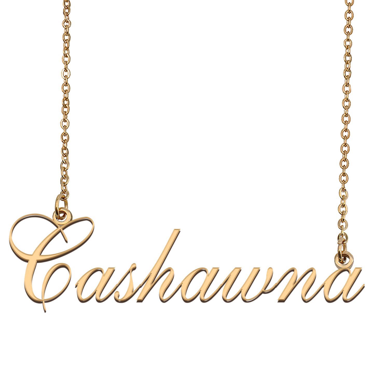 Custom Made Dainty My Name Necklace Best Friendship Jewelry Gifts for Her Cashawna