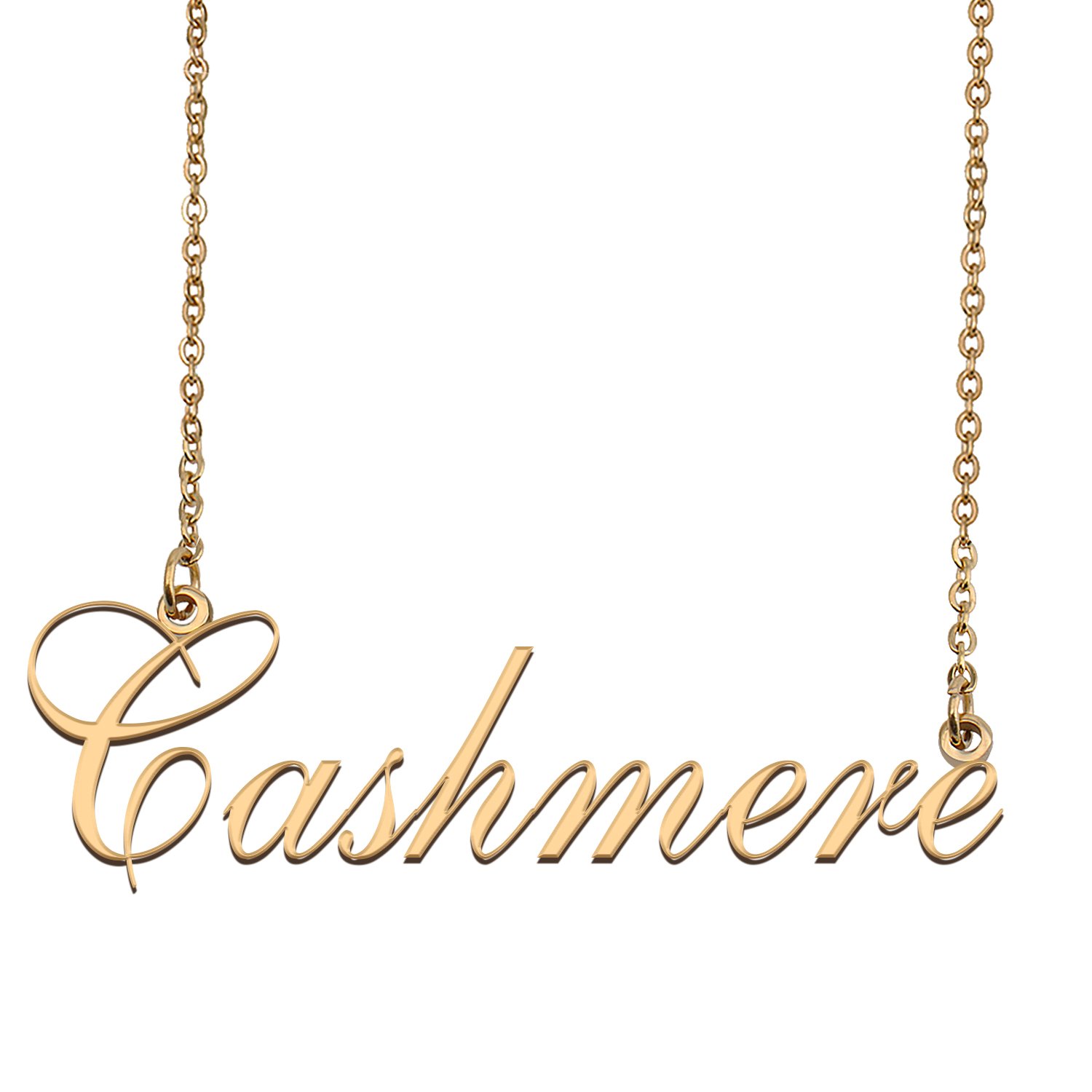 Custom Made Dainty My Name Necklace Best Friendship Jewelry Gifts for Her Cashmere