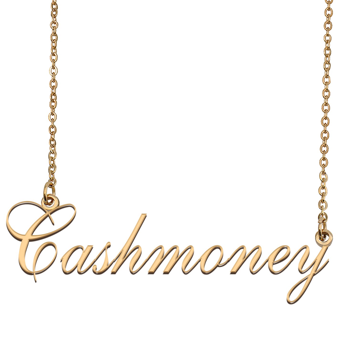 Custom Made Dainty My Name Necklace Best Friendship Jewelry Gifts for Her Cashmoney