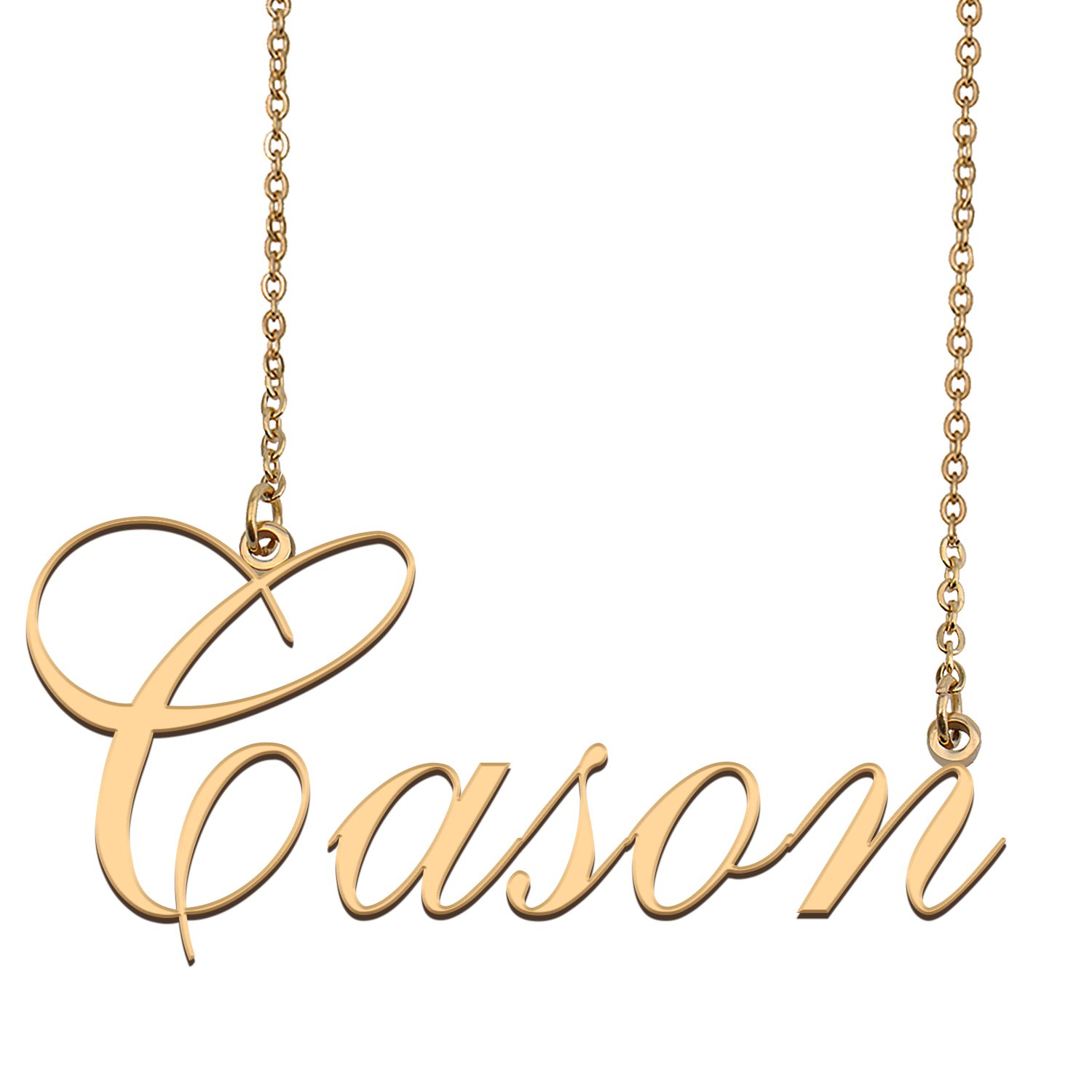 Custom Made Dainty My Name Necklace Best Friendship Jewelry Gifts for Her Cason