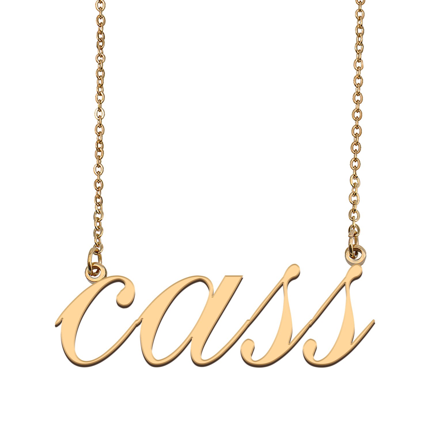 Custom Made Dainty My Name Necklace Best Friendship Jewelry Gifts for Her cass