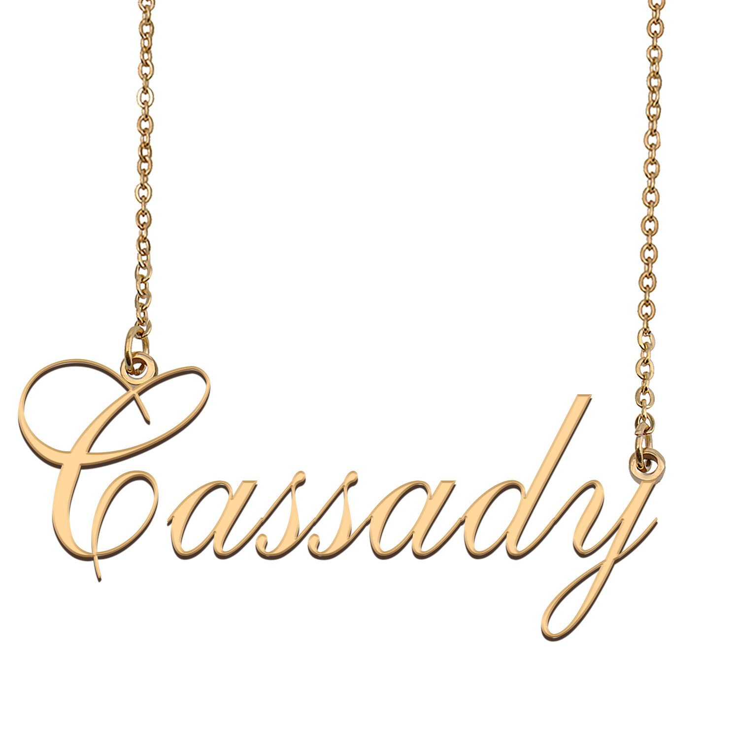 Custom Made Dainty My Name Necklace Best Friendship Jewelry Gifts for Her Cassady