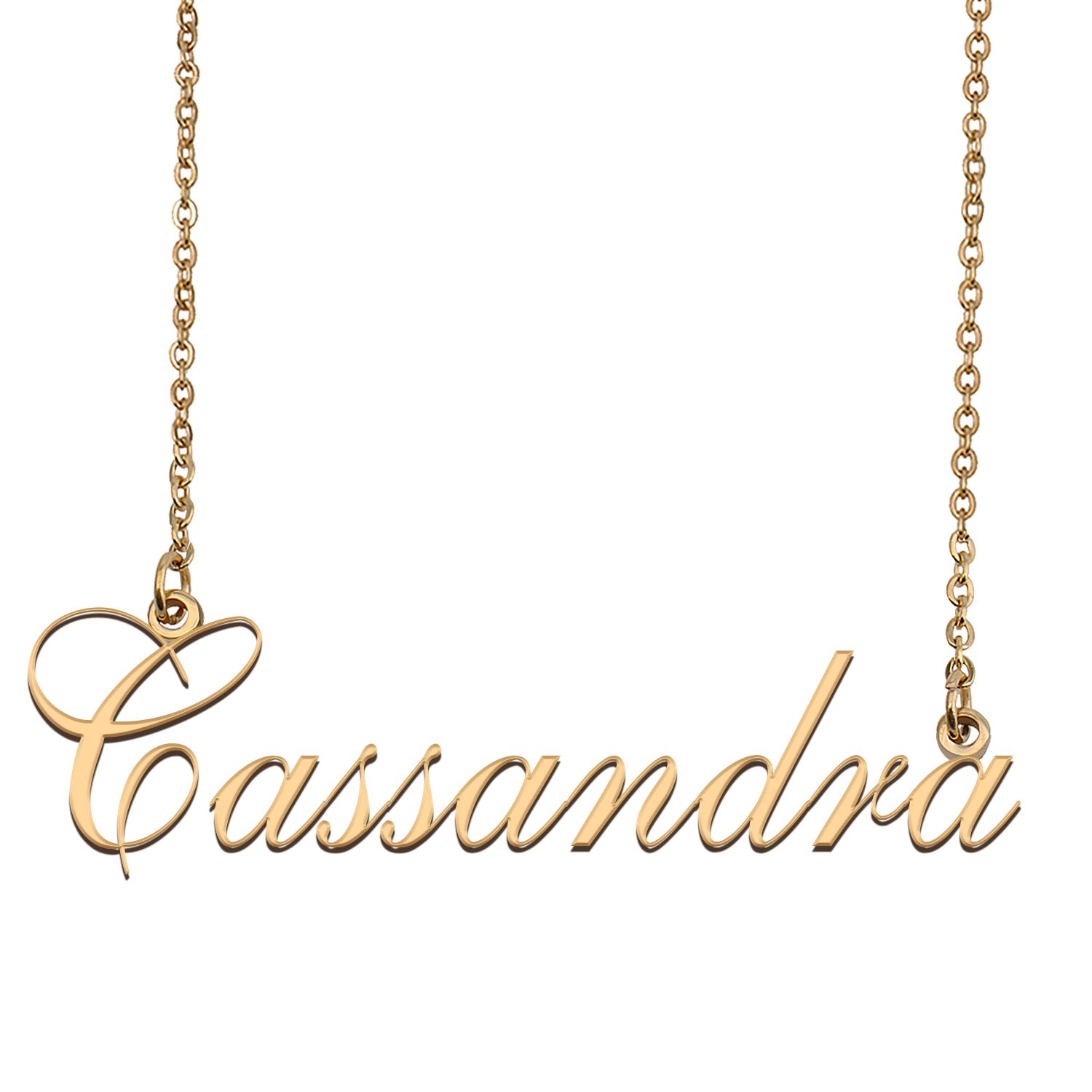 Custom Made Dainty My Name Necklace Best Friendship Jewelry Gifts for Her Cassandra
