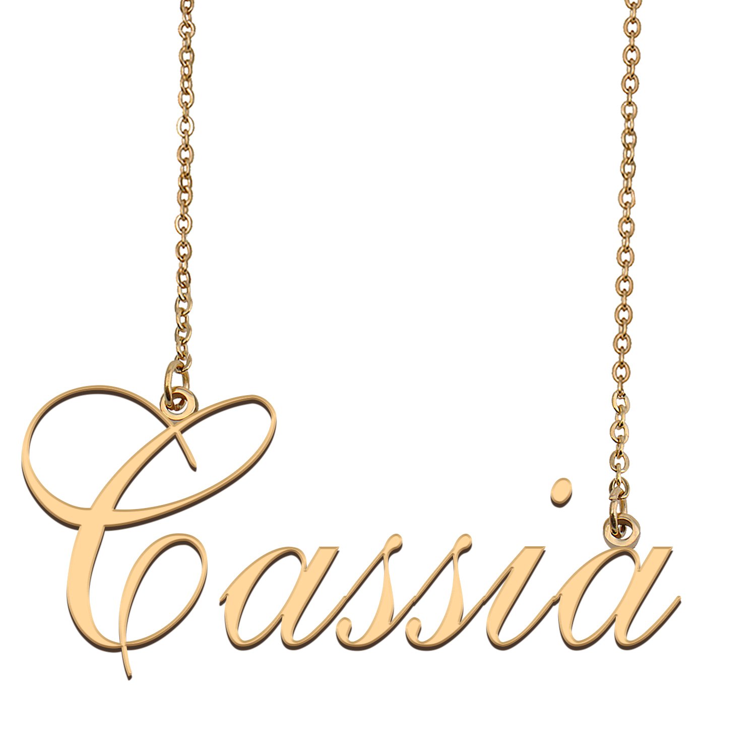 Custom Made Dainty My Name Necklace Best Friendship Jewelry Gifts for Her Cassia