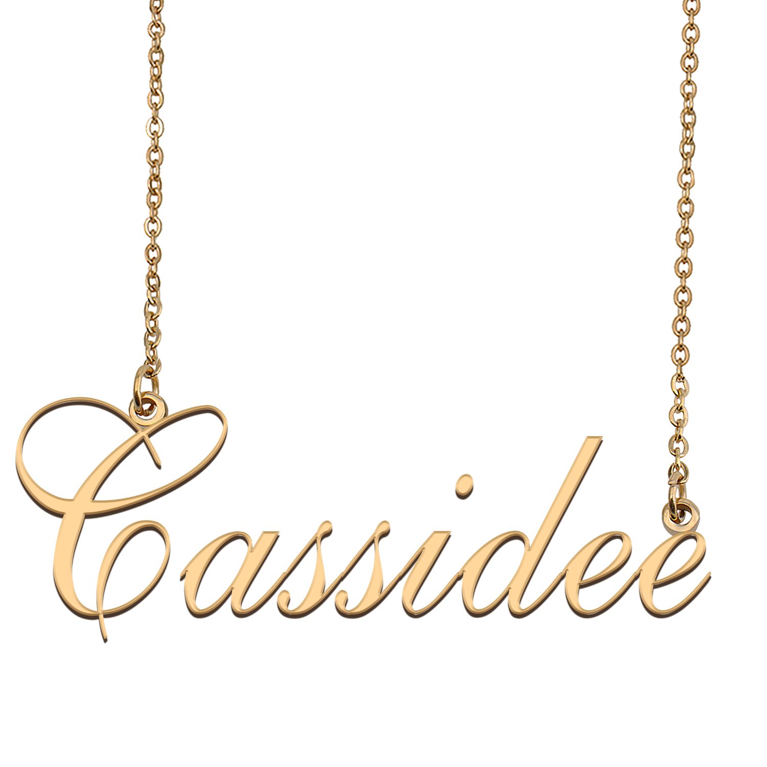Custom Made Dainty My Name Necklace Best Friendship Jewelry Gifts for Her Cassidee