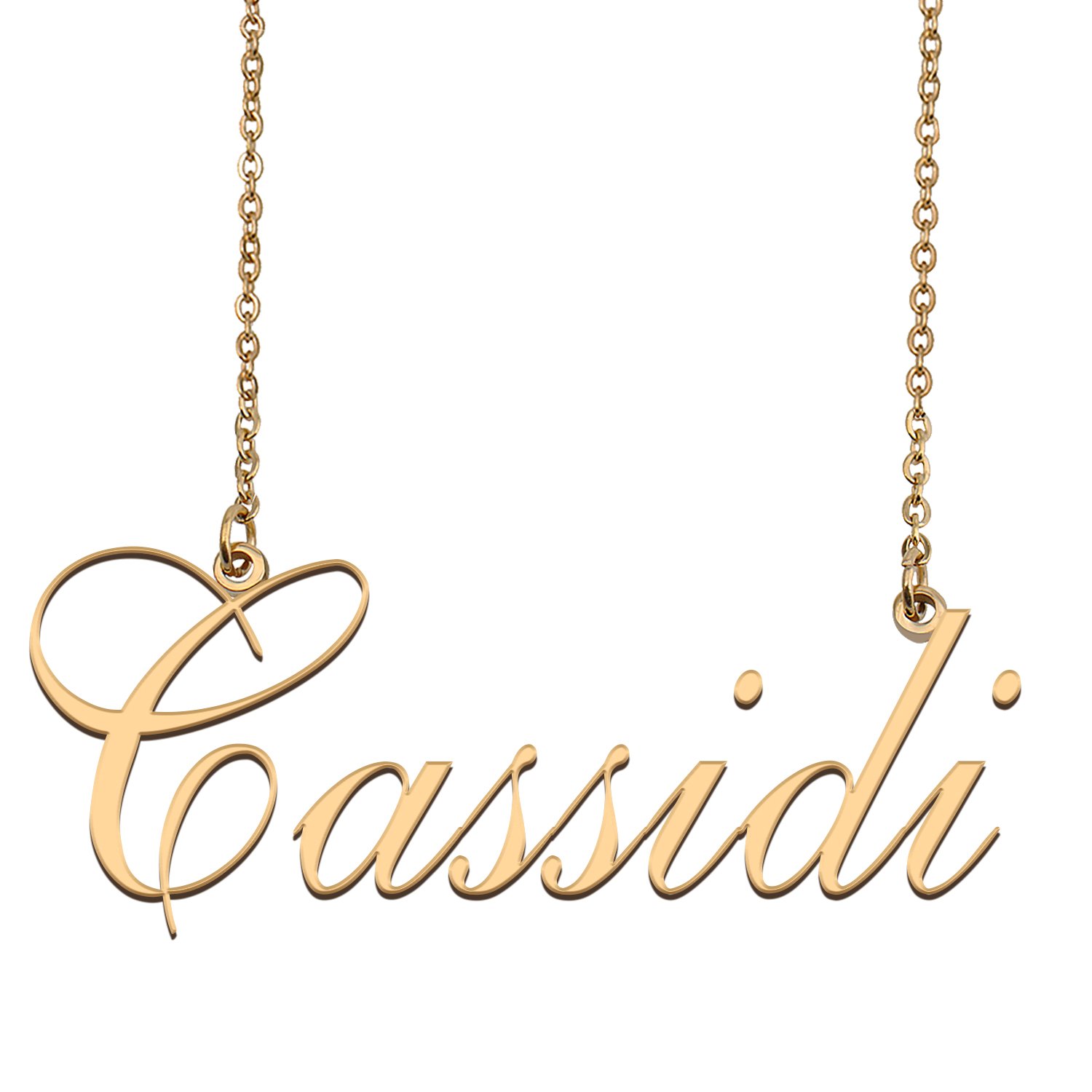 Custom Made Dainty My Name Necklace Best Friendship Jewelry Gifts for Her Cassidi