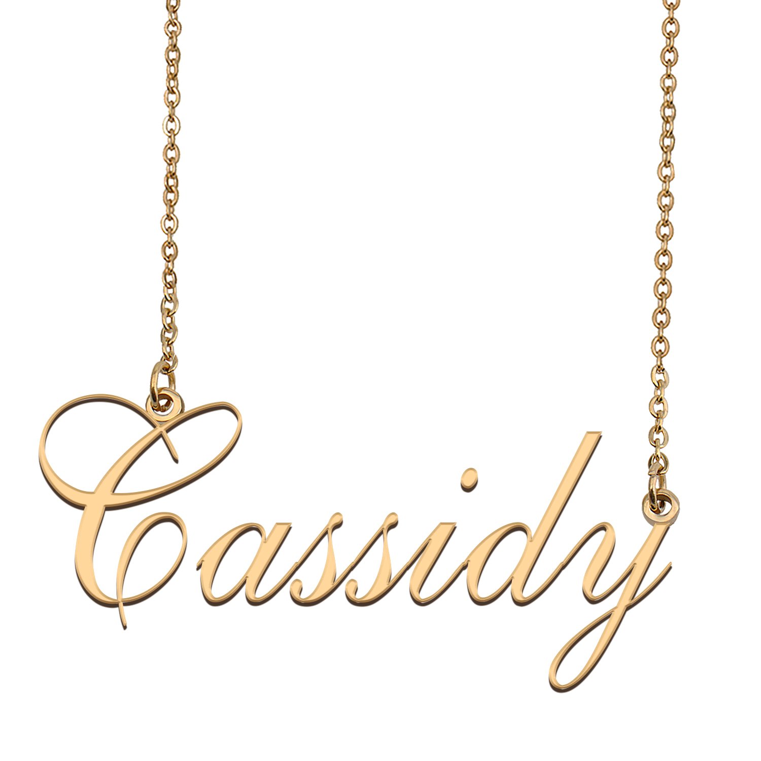 Custom Made Dainty My Name Necklace Best Friendship Jewelry Gifts for Her Cassidy