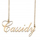 Custom Made Dainty My Name Necklace Best Friendship Jewelry Gifts for Her Cassidy