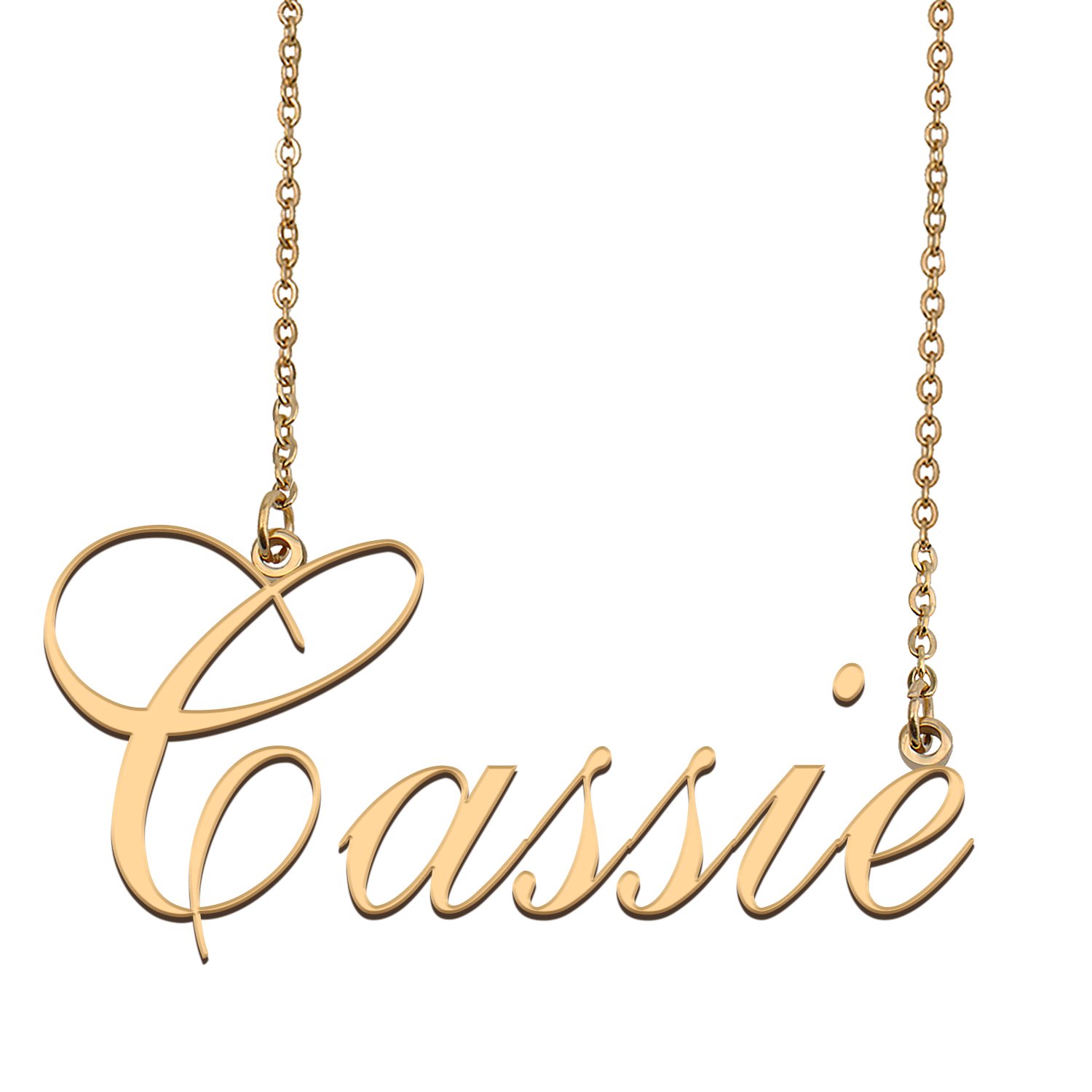 Custom Made Dainty My Name Necklace Best Friendship Jewelry Gifts for Her Cassie