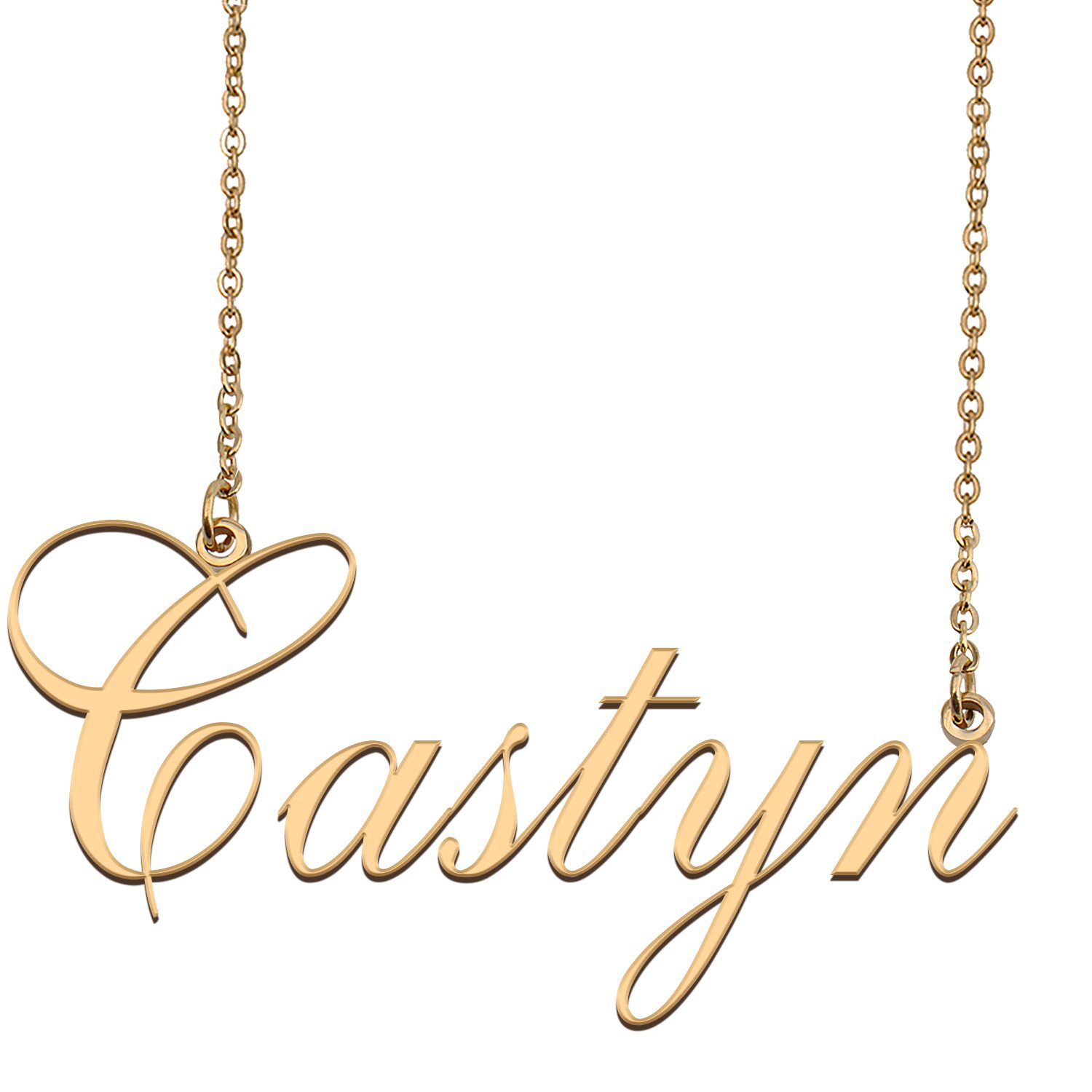 Custom Made Dainty My Name Necklace Best Friendship Jewelry Gifts for Her Castyn