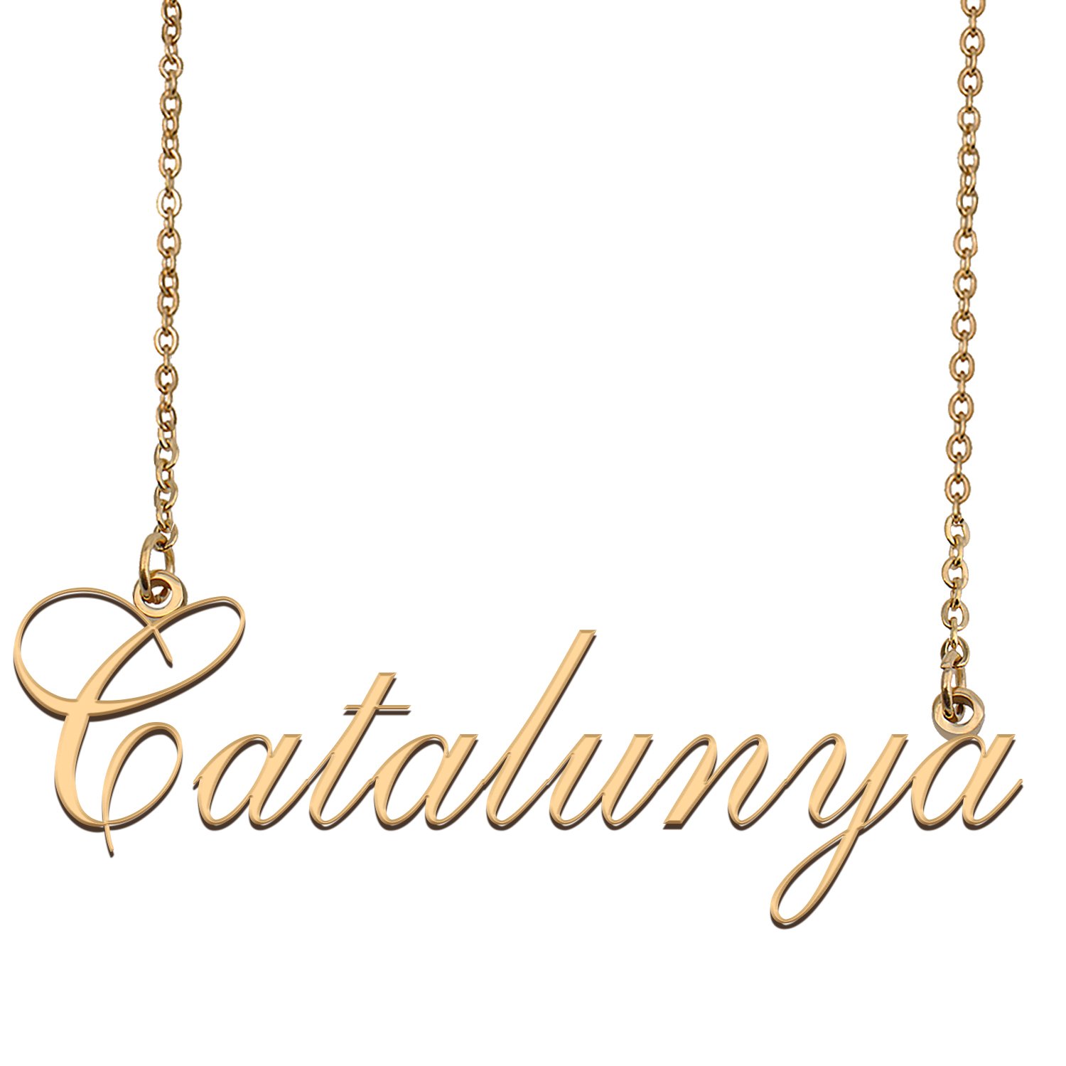 Custom Made Dainty My Name Necklace Best Friendship Jewelry Gifts for Her Catalunya