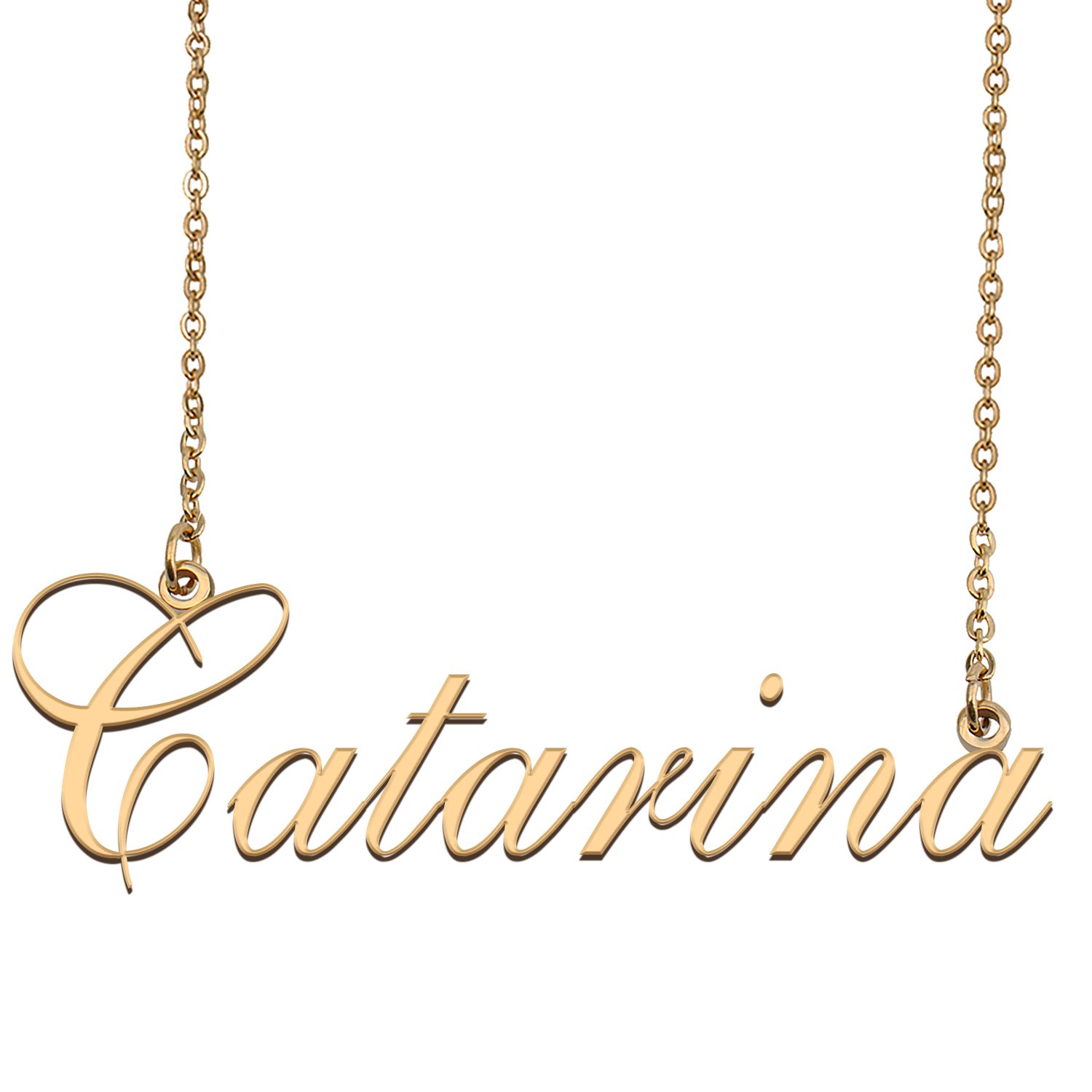 Custom Made Dainty My Name Necklace Best Friendship Jewelry Gifts for Her Catarina