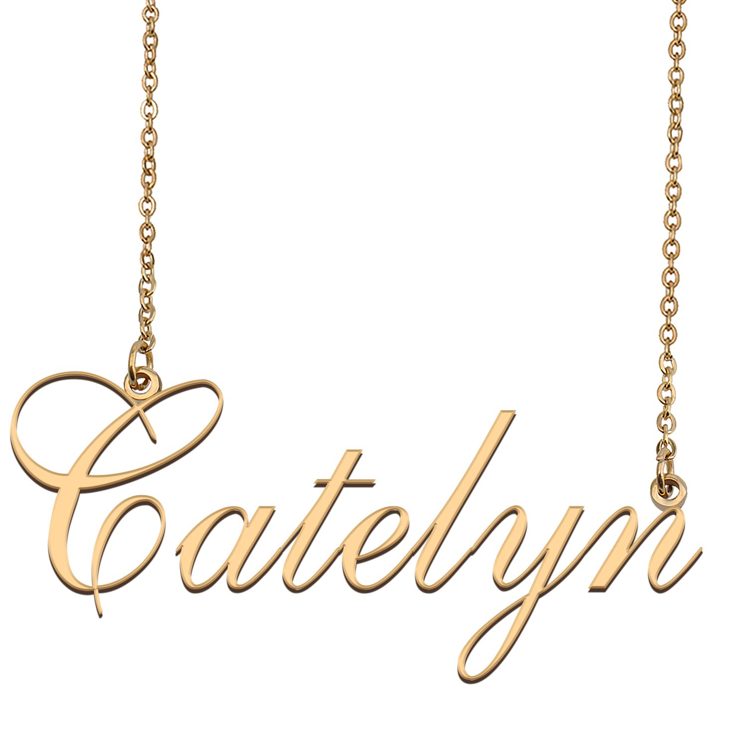 Custom Made Dainty My Name Necklace Best Friendship Jewelry Gifts for Her Catelyn