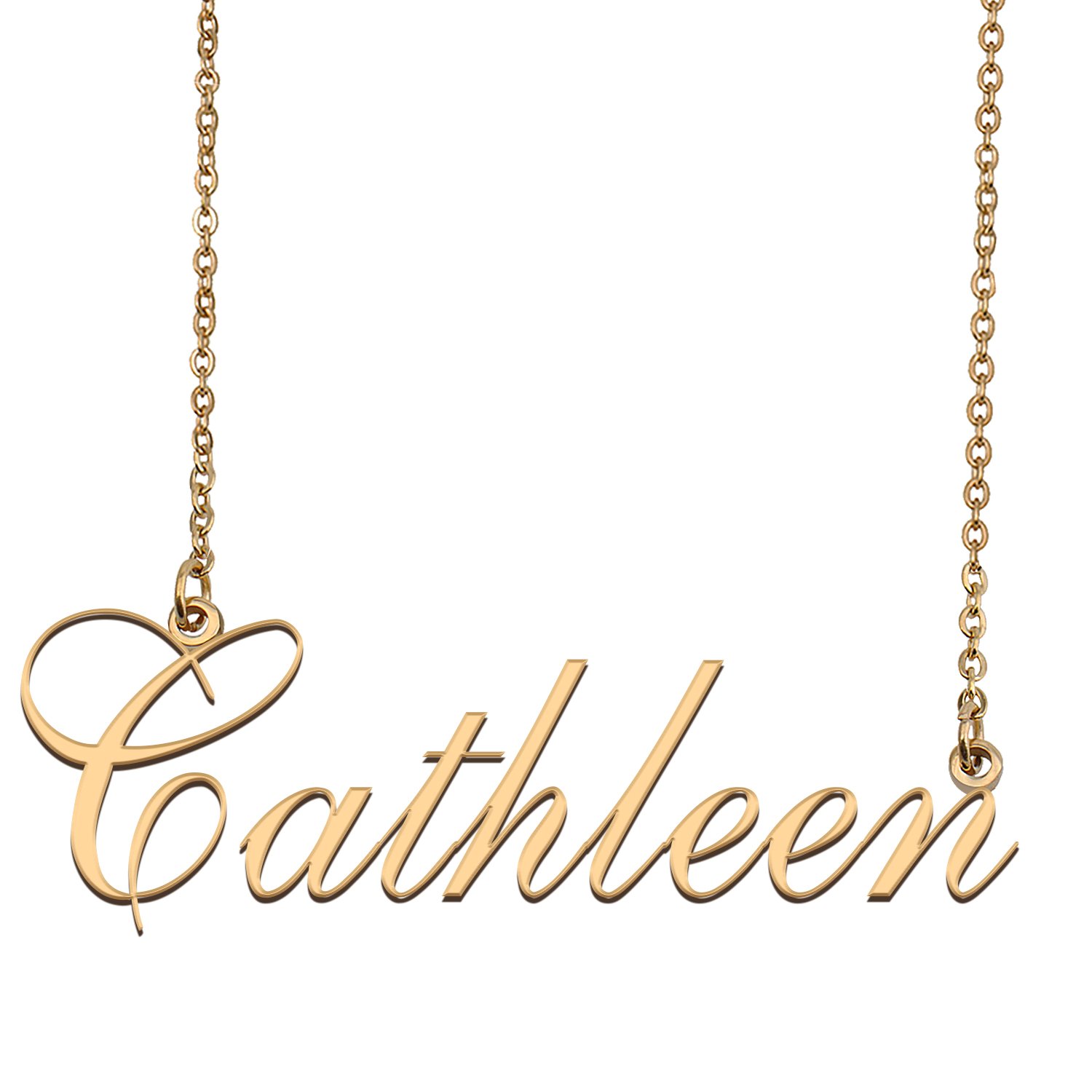 Custom Made Dainty My Name Necklace Best Friendship Jewelry Gifts for Her Cathleen
