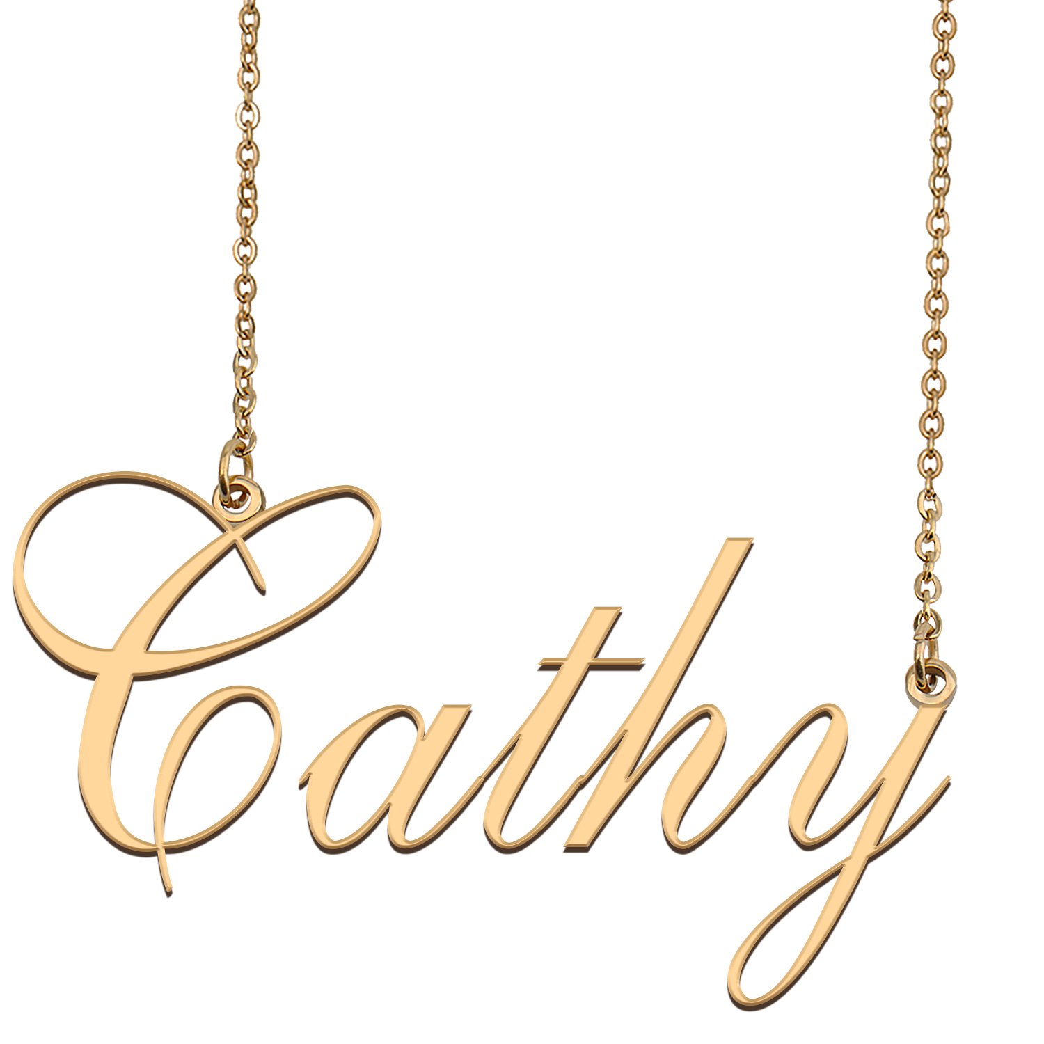 Custom Made Dainty My Name Necklace Best Friendship Jewelry Gifts for Her Cathy